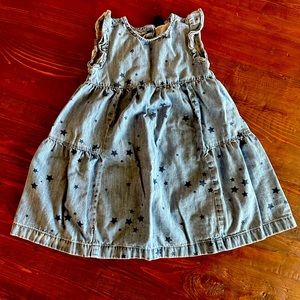 Girls 3T Gap Denim and Stars Dress